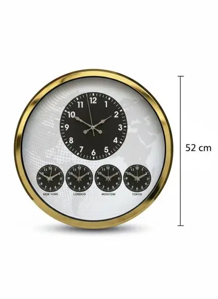 52 cm gold dünya saatleri duvar saatleri