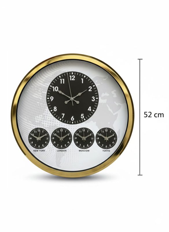 52 cm gold dünya saatleri duvar saatleri