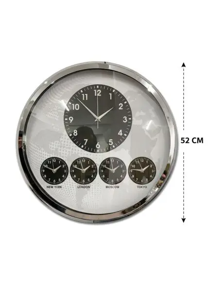 52 cm dünya saatleri duvar saati