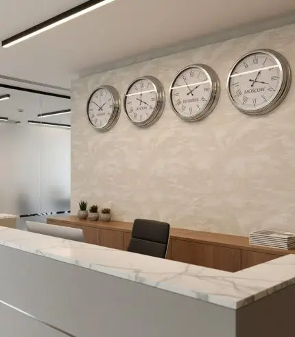 Dünya Saatleri Duvar Saati