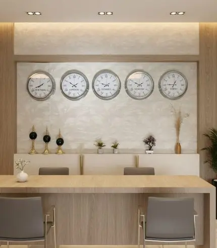 Dünya Saatleri Duvar Saati