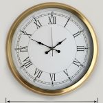 Gold metal Duvar Saati