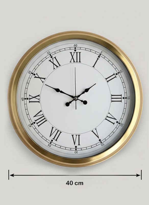 Gold metal Duvar Saati