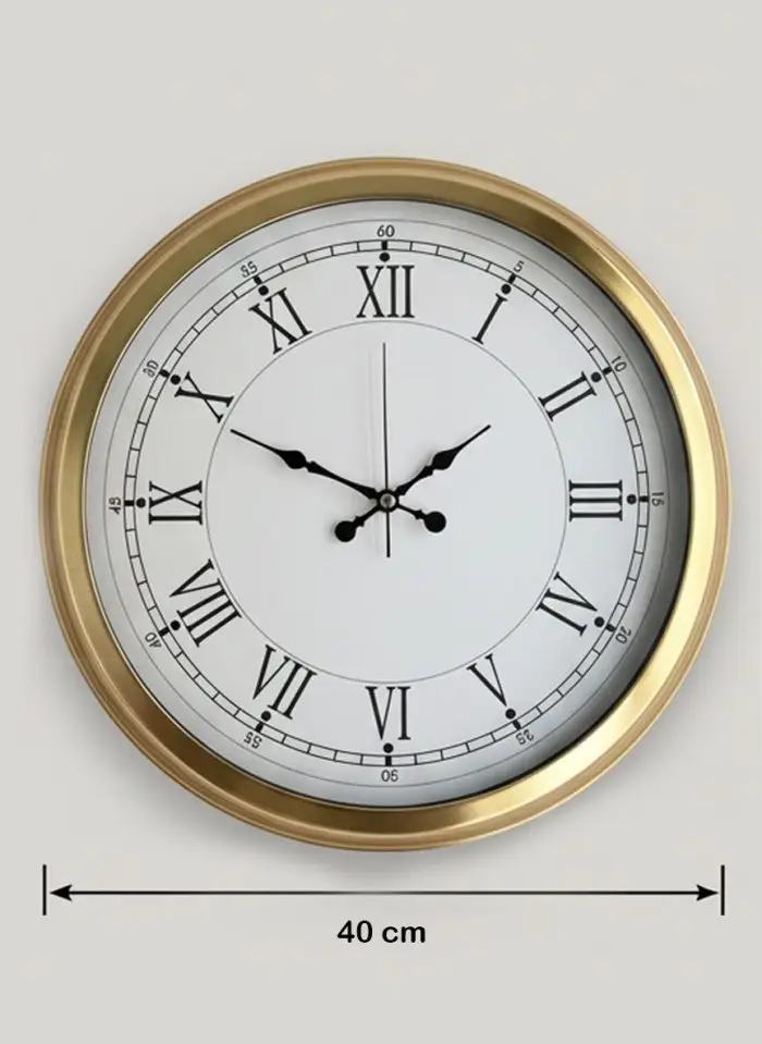 Gold metal Duvar Saati