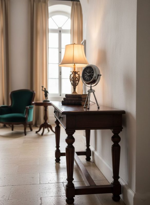 Lüks Masa Saati 37x18 cm | Butik Saat