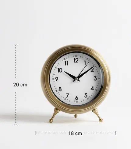 Dekoratif Eskitme Masa Saati | 20×18 cm | Butik Saat