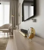 Retro Gold Dekoratif Masa Saati