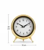 Retro Gold Dekoratif Masa Saati