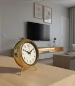 Retro Gold Dekoratif Masa Saati