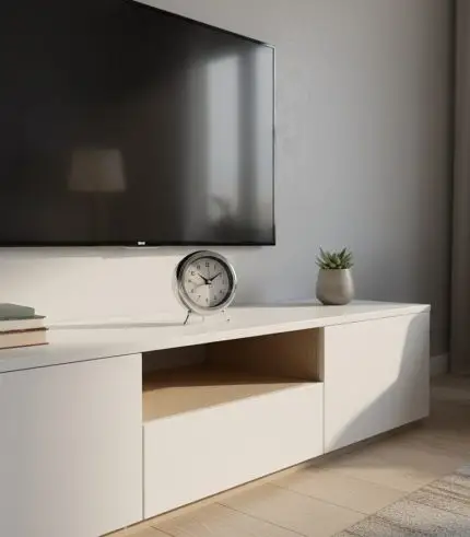 Metal Krom Masa Saati