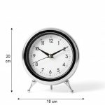 Metal Krom Masa Saati