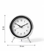 Metal Krom Masa Saati