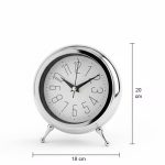 Metal Krom Masa Saati