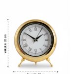 Altın Dekoratif Masa Saati