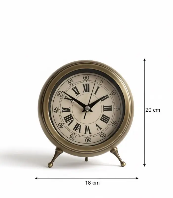 Metal Nostaljik Masa Saati