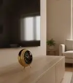 Lüks Gold Dekoratif Masa Saati