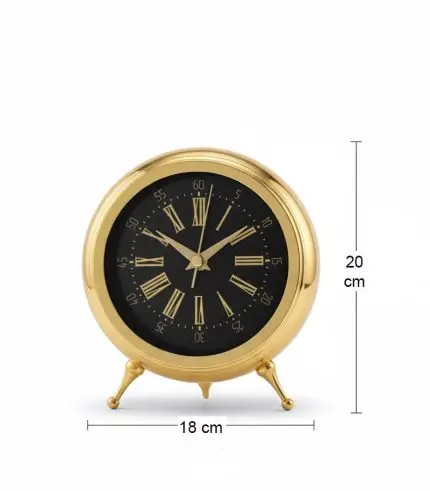 Lüks Gold Dekoratif Masa Saati