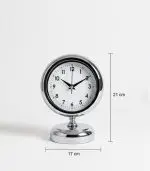 Metal Dekoratif Krom Masa Saati Modeli