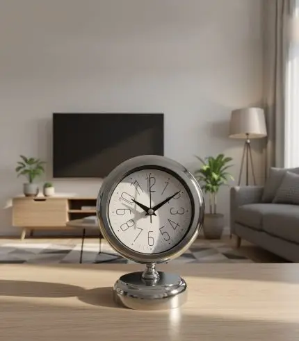 krom metal masa saati