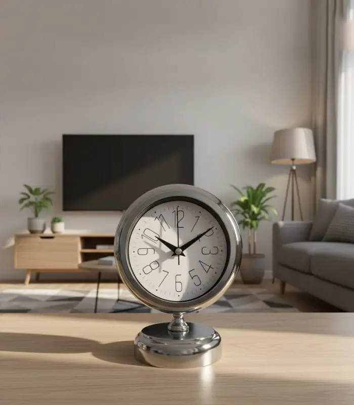 krom metal masa saati