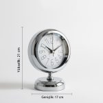 Metal Dekoratif Krom Masa Saati Modeli
