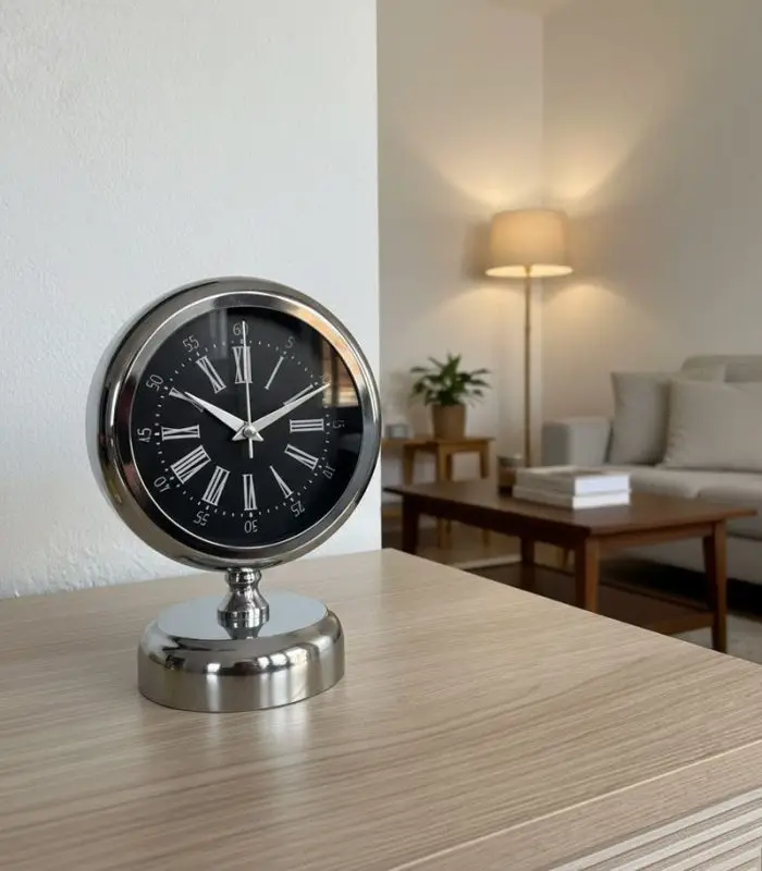 krom metal masa saati