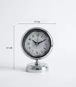 Metal Dekoratif Krom Masa Saati Modeli