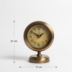 Metal Eskitme Masa Saati Modeli