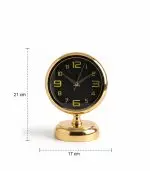 Metal Lüks Gold Masa Saati Modeli