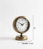 Metal Eskitme Masa Saati Modeli