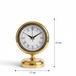 Metal Retro Gold Masa Saati