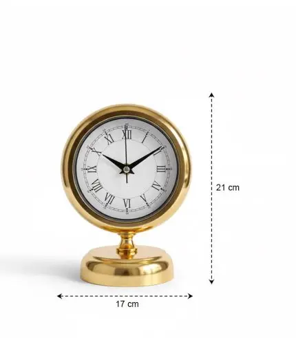 Metal Retro Gold Masa Saati