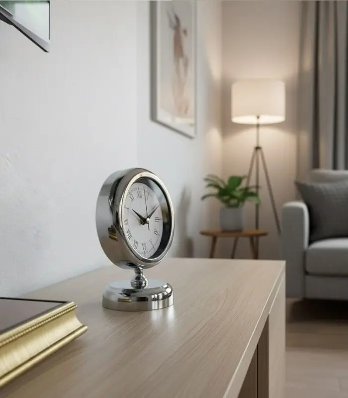 krom metal masa saati