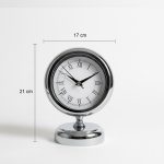 Metal Dekoratif Krom Masa Saati Modeli