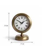 Metal Eskitme Masa Saati Modeli