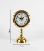 Metal Kristal Gold Masa Saati