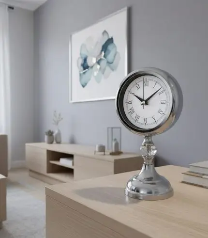 krom metal masa saati