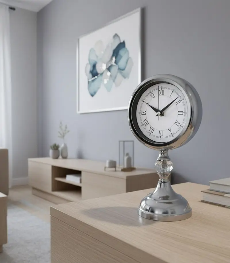 krom metal masa saati