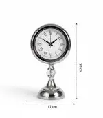 Dekoratif Metal Kristal Krom Masa Saati