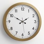 Metal Dekoratif Eskitme Duvar Saati