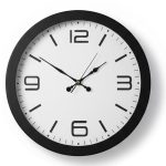 Metal Siyah Duvar Saati