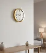 Metal Modern Gold Duvar Saati