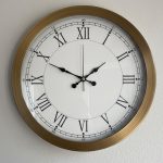 Metal Retro Eskitme Duvar Saati