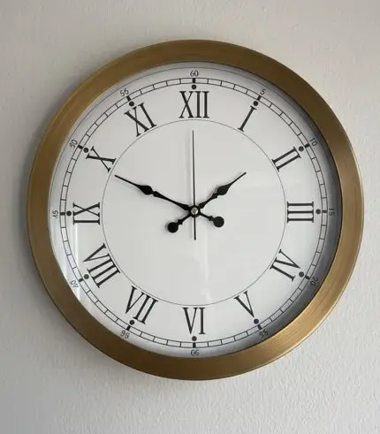 Metal Retro Eskitme Duvar Saati