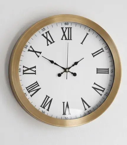 Dekoratif Eskitme Duvar Saati