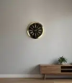 Metal Prenses Gold Duvar Saati