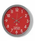 Metal Krom Promosyon Duvar Saat