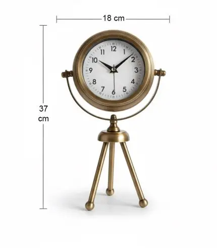 Mini Tripod Klasik Eskitme Masa Saati