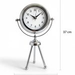 Mini Tripod Krom Masa Saati Modeli