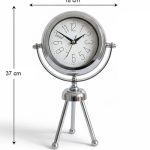 Mini Tripod Krom Masa Saati Modeli